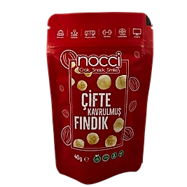 Nocci Çifte Kavrulmuş Fındık 40G