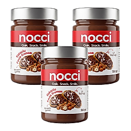Nocci 3lü Kakaolu Fındık Kreması 350g