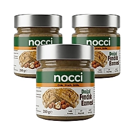 Nocci 3lü Kakaolu Fındık Ezmesi 200g