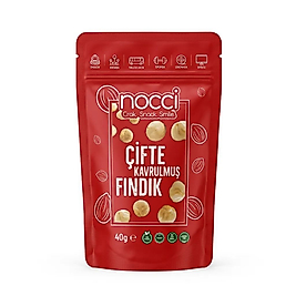 Nocci Çifte Kavrulmuş Fındık 40G